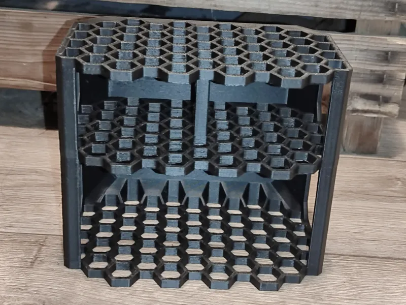 Rugged Hexagon Screwdriver Pen Holder Shelf Desk
