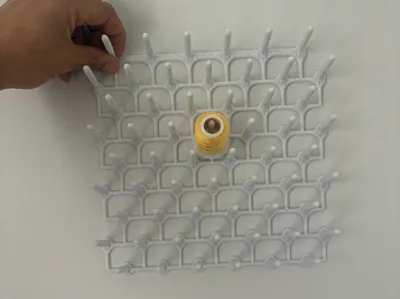 hanging rope on the wall 