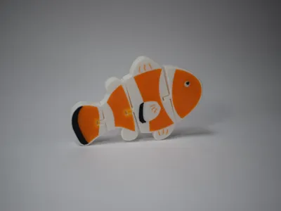 Flexi Clownfish – Cute Articulated Animal Model