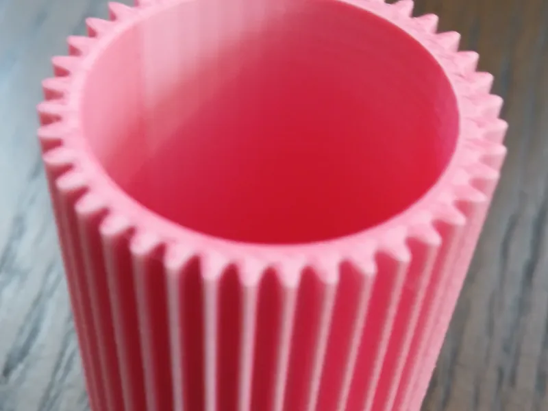 Ribbed Modern Toothpick Holder Container