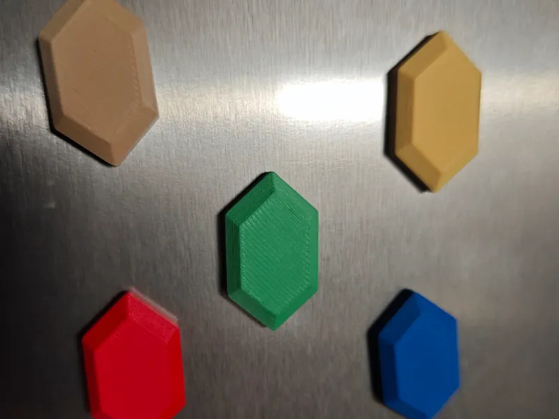 Rubin Kühlschrankmagnete (tloz)