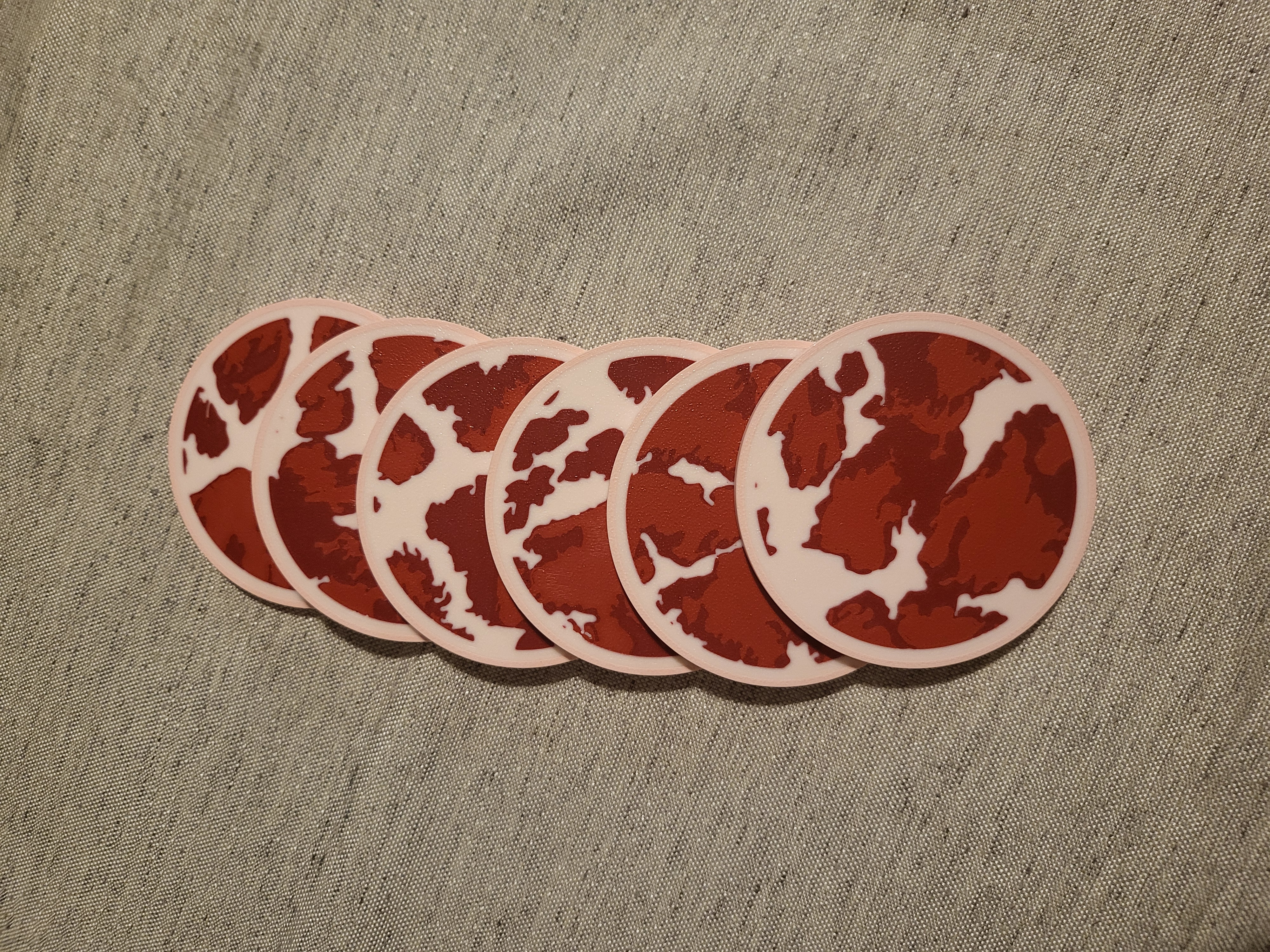Miniatura 2 do modelo 3D Drink Coaster Pig!