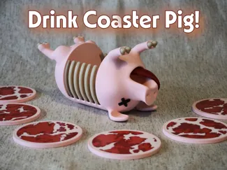 Drink Coaster Pig!