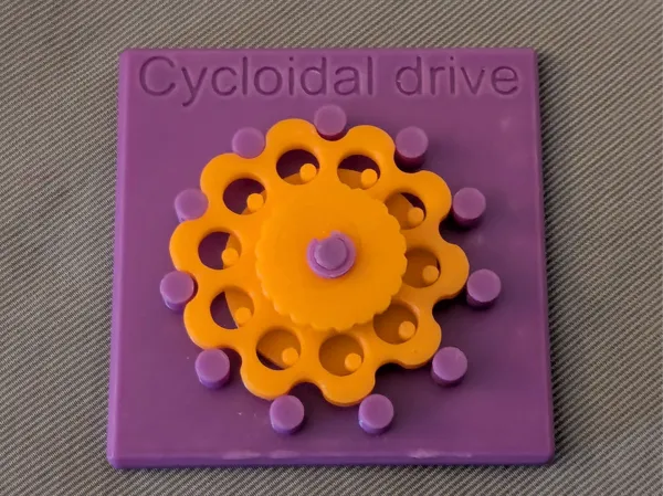 Réducteur cycloïdal, modèle pédagogique