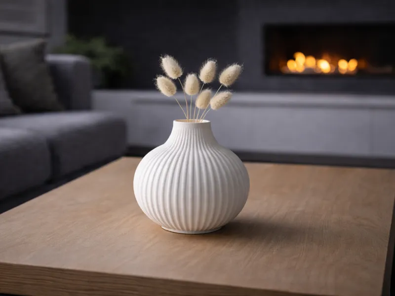 NORDÉ collection ribbed vase