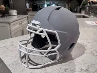 Full size football helmet. 