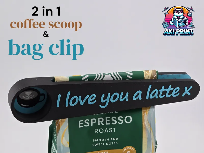 2 in 1 Coffee Scoop & Bag Clip
