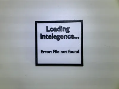 No Intelligence Sign