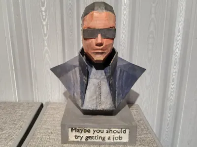 JC Denton bust