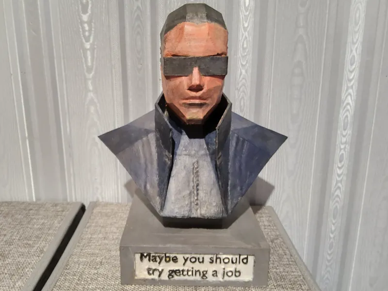 JC Denton bust