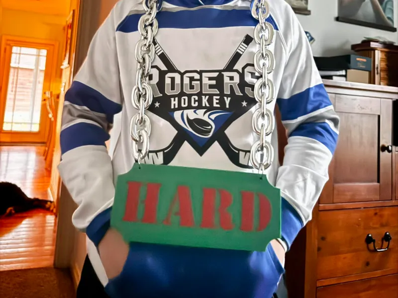 Minnesota Wild "HARD" necklace