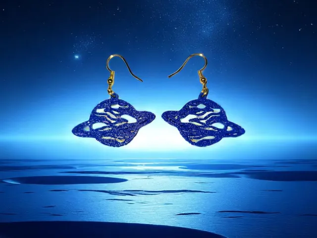 Saturn earrings