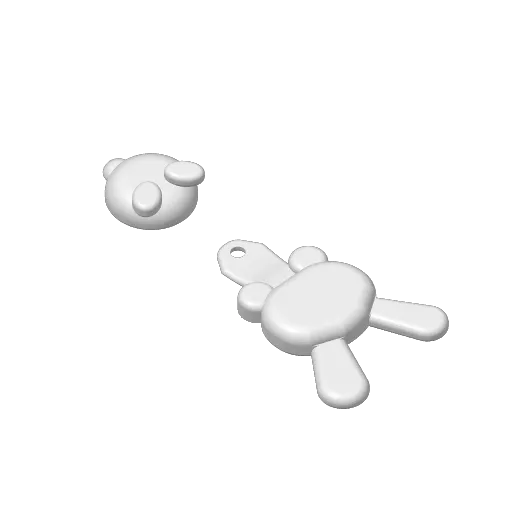 EARRING RABBIT view 4
