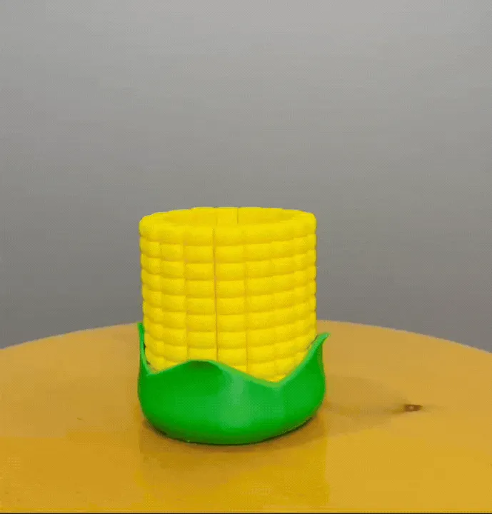 Suporte para canetas espiga de milho