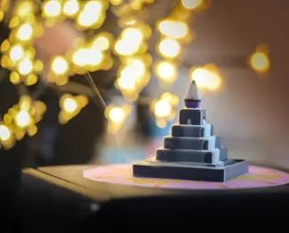 Pyramid Incense Tower Burner 