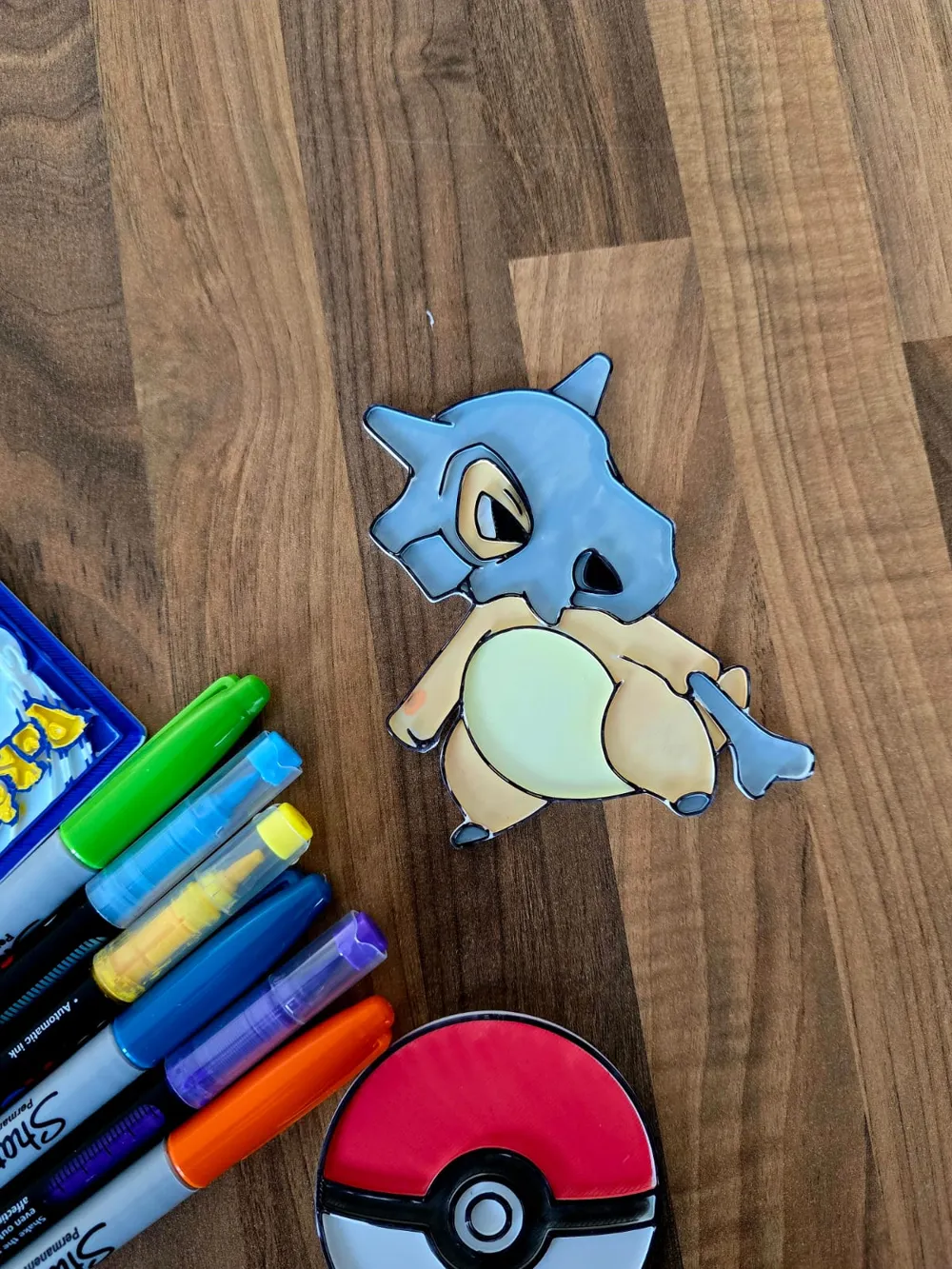 Cubone Pokemon DIY Coloring Color Creative Craft by Merilno3D ...