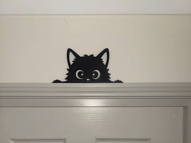 Cat Silhouette with cute feet