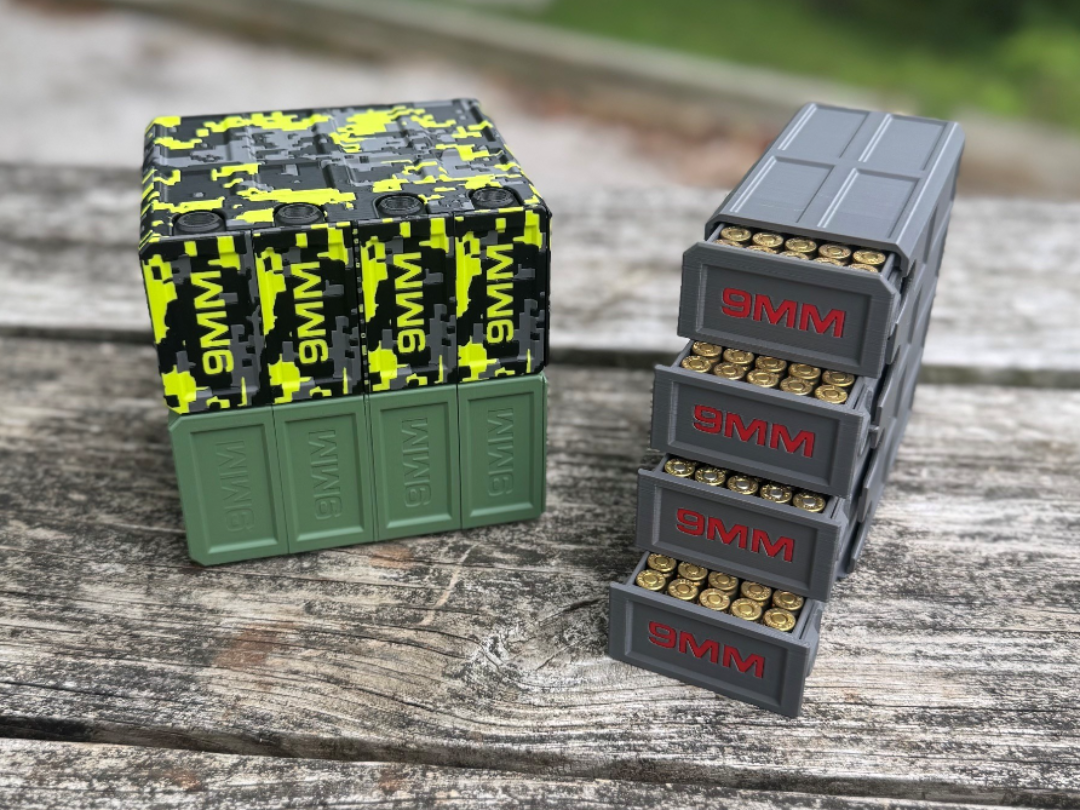 Stackable Ammo Box-9mm-200RD - 1