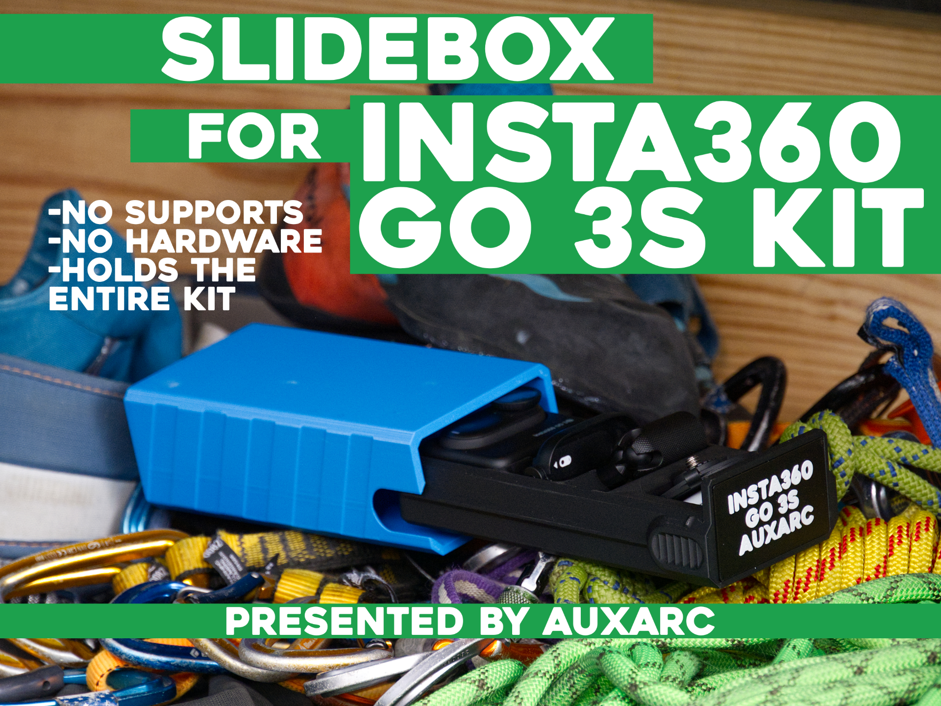 Slidebox for Complete Insta360 Go 3S Kit