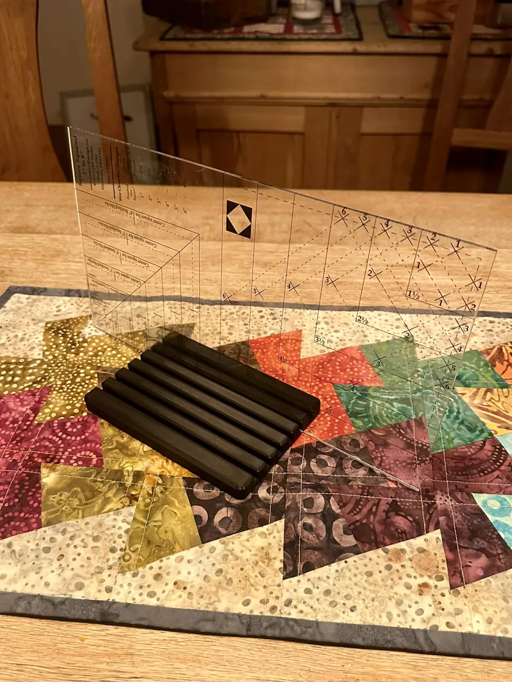 Quilting Ruler Holder! - Free 3D Print Model - MakerWorld