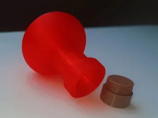 potion bottle container + keychain version