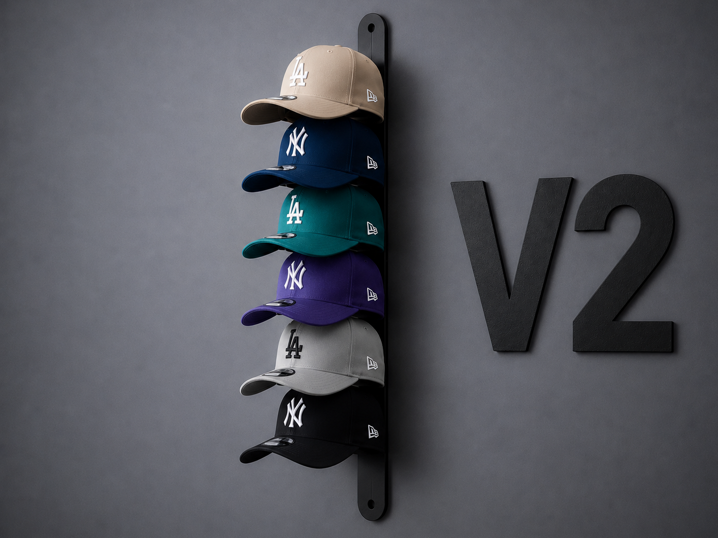 Skiped V2 – Wall Mount Hat Holder - 1