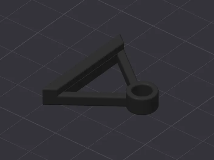 Toy tractor trailer hitch