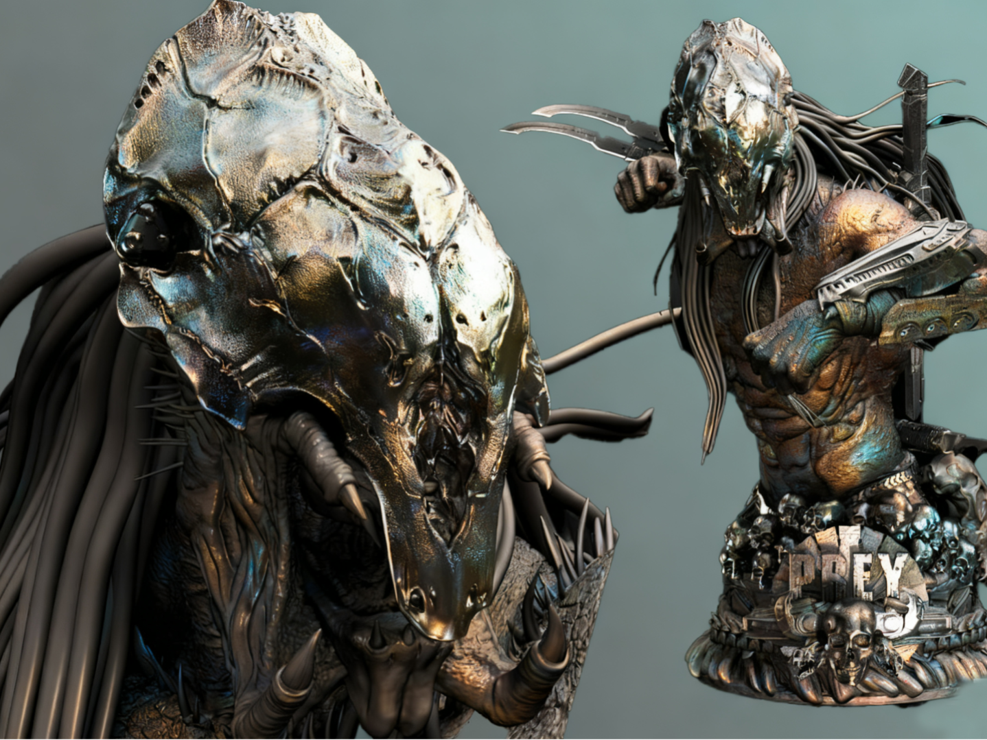 Miniatura 1 do modelo 3D 铁血战士