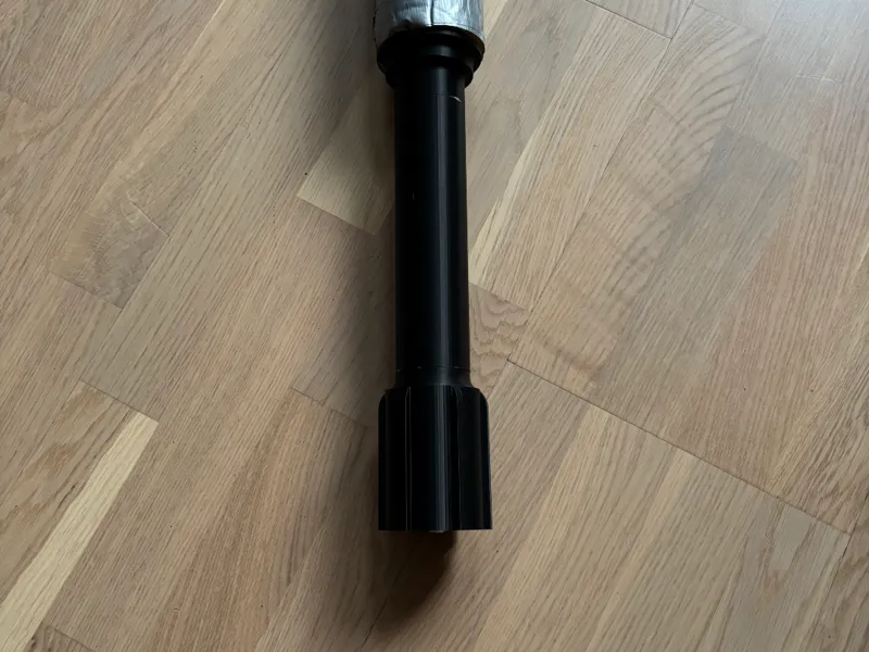 Lightsaber grip for poolnoodle