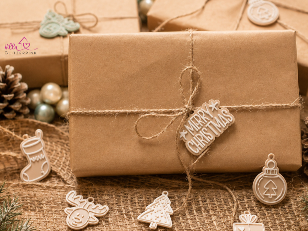 Geschenkanhänger Weihnachten *Merry Christmas*