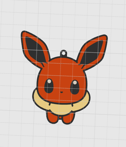Miniatura 9 do modelo 3D Pokemon Keychain Pack