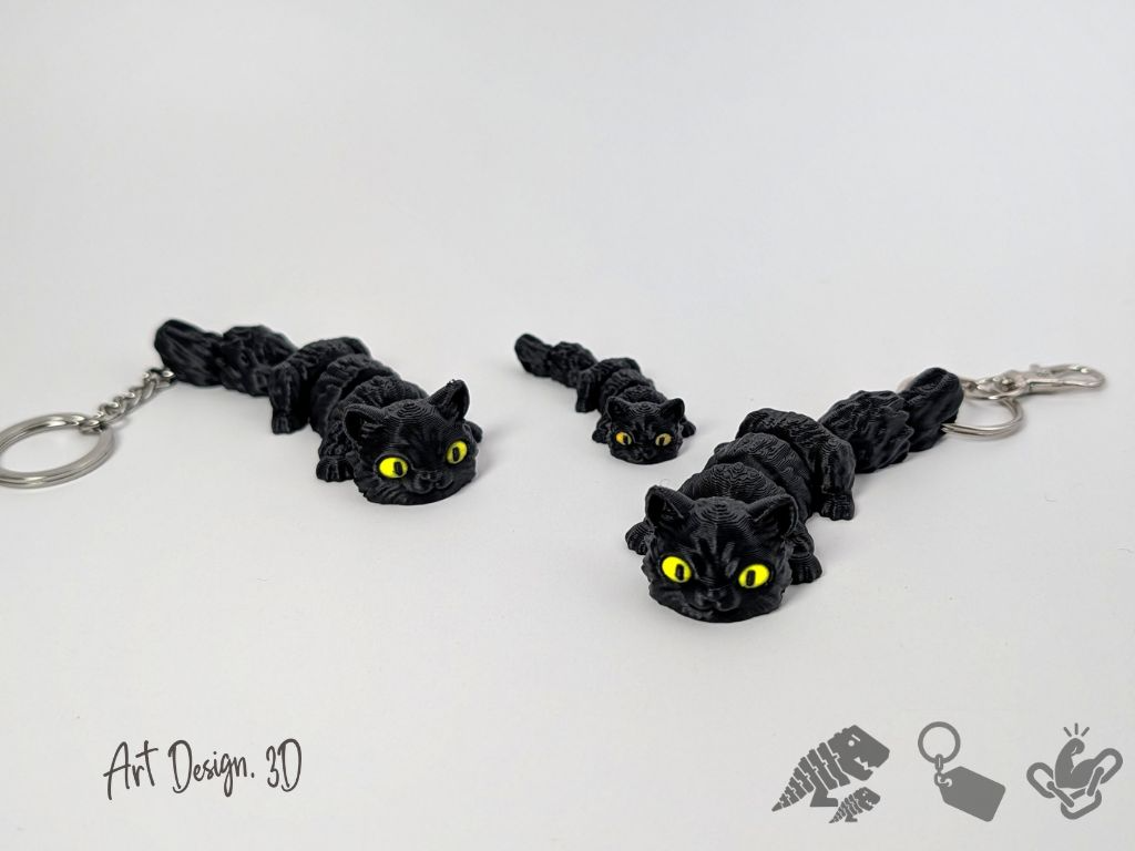 Articulated Black Cat - Strong Joints