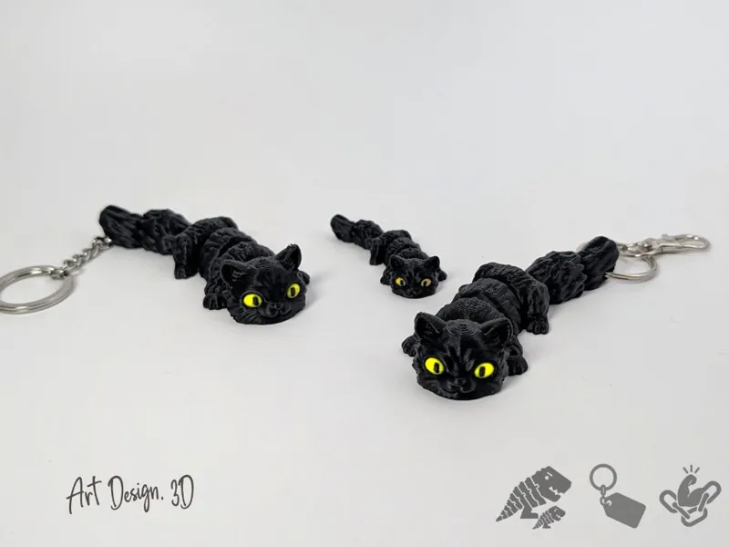 Articulated Black Cat - Strong Joints