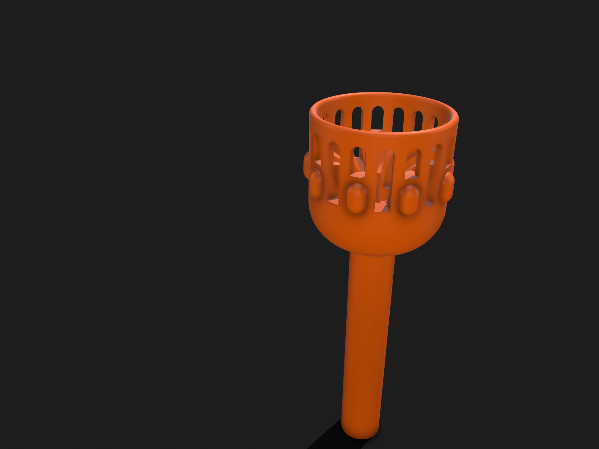 Miniatura 1 do modelo 3D 鱼缸除油膜花篮