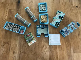 Storage for tabletop game Koi