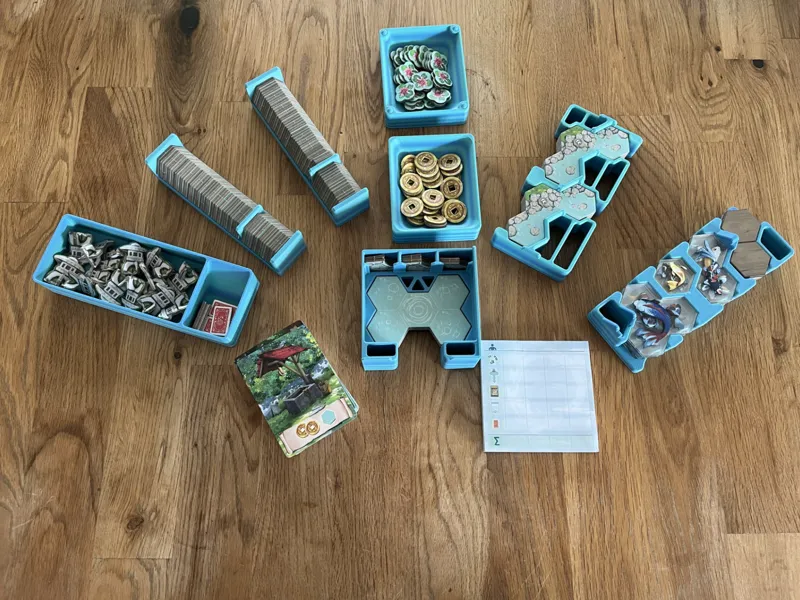 Storage for tabletop game Koi