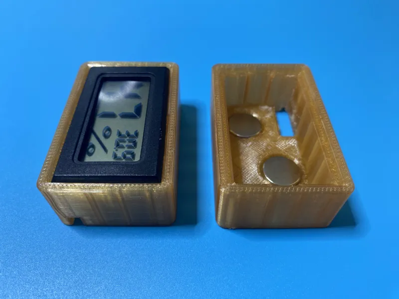 Square Magnetic Hygrometer Holder (Magnet Edition)