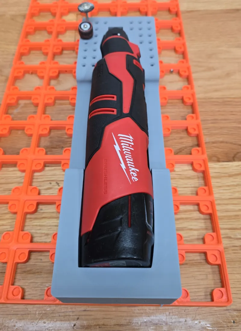 Milwaukee M12 Brushless Rotary Tool Gridfinity 2x7