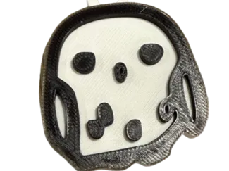 Colored Hedwig Keychain