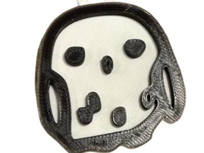 Colored Hedwig Keychain