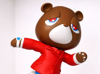 Kanye West Graduation Bear art toy figruine