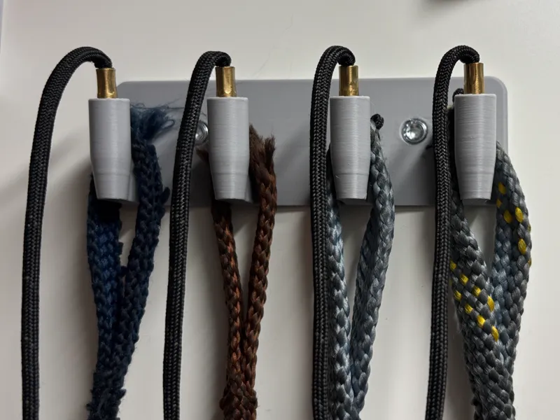 Bore Snake Holder Wall Mount (for 2-6 pcs)