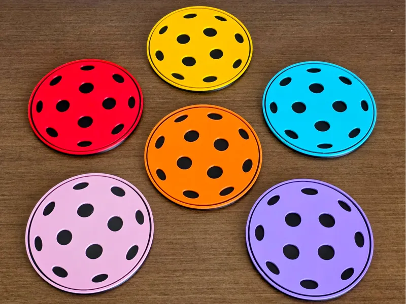 Pickleball Coasters