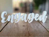 Pancarte de table « Fiancés » — photo 2