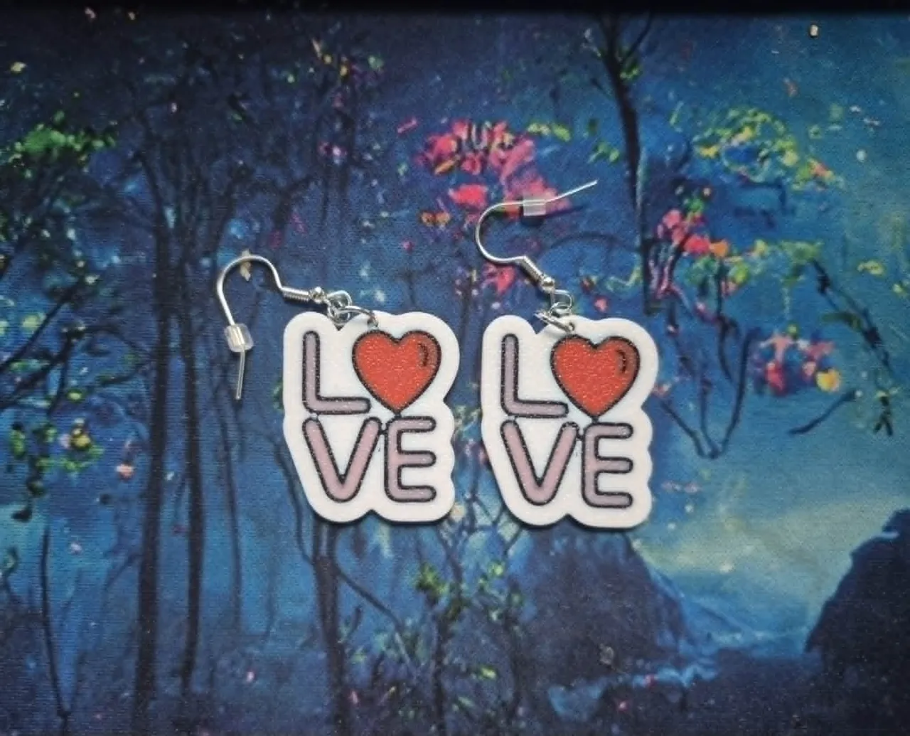 LOVE Earrings view 2