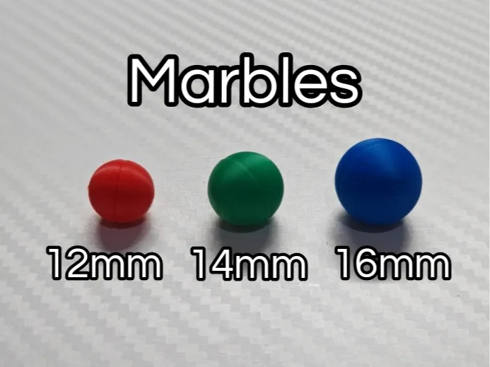 Photo Marbole Marbles (12, 14, 16 mm) - **FREE TO SELL** - Free 3D Print Model ...