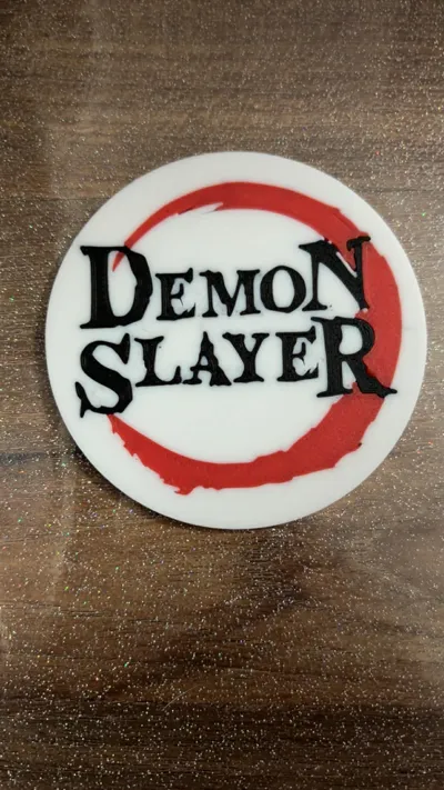 Demon Models Demon Slayer Coaster - Free 3D Print Model - MakerWorld