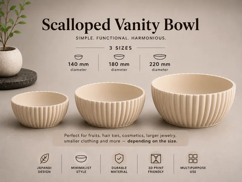 Scalloped Vanity Bowl