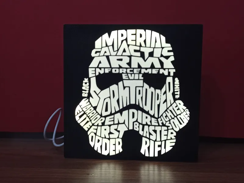 LIGHT BOX - star wars - Stormtrooper