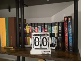 Books read counter